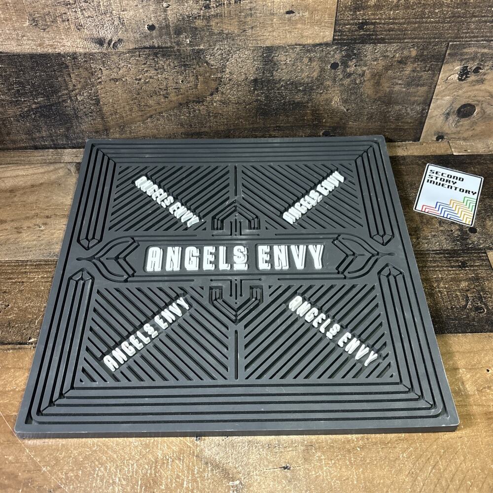 Angels Envy Bourbon Bar Mat Spill Mat Decor Large Square Shape